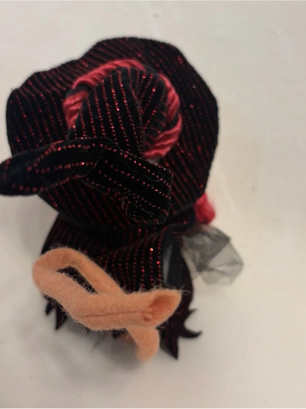 VTG Annalee Doll Halloween Girl Mouse Witch Spider Web Dress Trick or Treat 2004